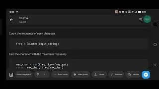 Python | Find Maximum Frequency Character in a String
