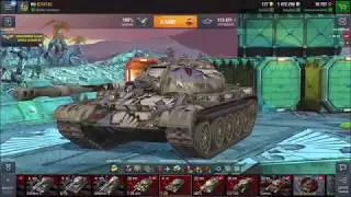 Офигенный бой на Т-54 !!!