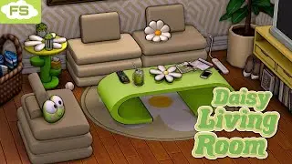 Daisy Living Room Build 🌼 | Sims 4 Create a Sim