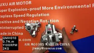 QMH010 Piston air motor working video