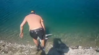 pesca storione lago 🎣🦈