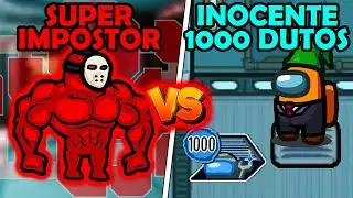 SUPER IMPOSTOR vs INOCENTE 1000 DUTOS no AMONG US HIDE N SEEK (Esconde Esconde)