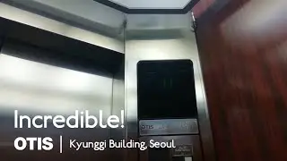 (Replaced) Incredible OTIS Elevonic 411 elevators - Kyunggi Building, Seoul