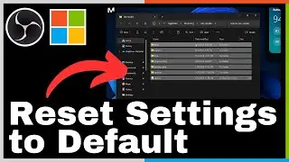 How to Reset OBS Studio Settings to Default on Windows