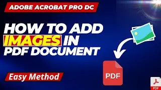 How to add image in PDF document | Stamp | Adobe Acrobat Pro Dc 2022