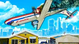 Airplane CRASHES Moments Before Landing in GTA 5!