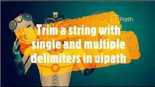 how to trim a string in UiPath