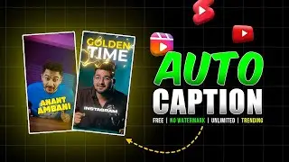 Auto Caption Generator For Video |  Free Hindi Auto Caption Kaise Generate Kare