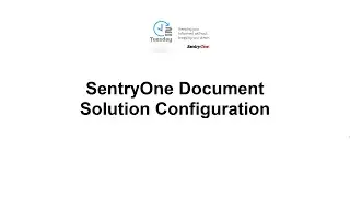 SentryOne Solution Configuration