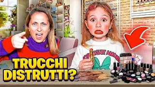 GIORGIA IN CASTIGO! DISTRUGGE I TRUCCHI DI MAMMA CINZIA E LA SCOPRE SI ARRABBIA E MI PUNISCE! PIANGE