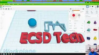 TinkerCAD Tutorial #2, Part 2: Adding Shapes and Adjusting Size/Position