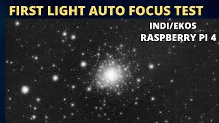 First Light Test - DIY Auto Focuser on a FREE refractor