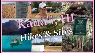 Kauai, Hawaii Hikes & Sites!  Waimea Canyon, Poipu Beach, Turtles, Seals & More! Plus MAPS!