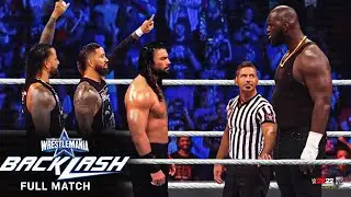 FULL MATCH — Roman Reigns & Usos vs. Omos - WrestleMania Backlash 2022
