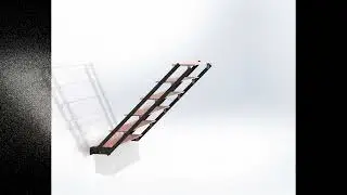 wall-mounted table with shelves that serves two purposes 
