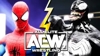 SPIDERMAN & VENOM in AEW!
