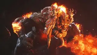 Black Myth Wukong - Secret Boss Fight (Bishui Golden-Eyed Beast) 4K