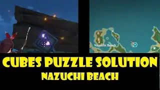 Cubes puzzle solution at nazuchi beach genshin impact