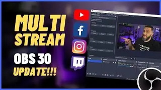 COMO FAZER MULTISTREAM USANDO OBS Studio 30? Plugin Oficial Atualizado GRÁTIS!!! Multi RTMP Outputs