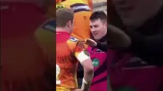 Bad sportsmanship behaviour in Rugby!😲