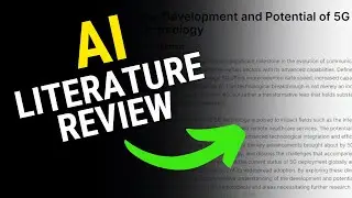 How to Conduct a Literature Review With AI