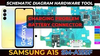 Samsung A15 SM-A155F charging not working  battery connector ways | Schematic Diagram | DMR SOLUTION
