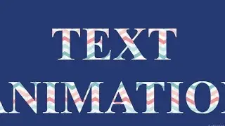 Simple Text Animation just by using html & css