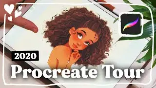 MY ENTIRE PROCREATE LIBRARY ✧ Procreate Gallery Tour on iPad Air 3