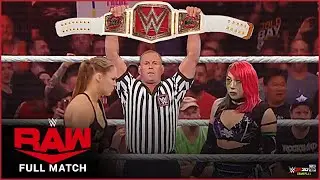 Ronda Rousey vs. Asuka - RAW Womens Championship Match: Jul 5, 2020