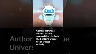 Don't Rely On CHATGPT For Knowledge|New studyCHATGPT not trusted #chatgpt #ytshorts #foryou #update