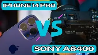 iPhone 14 Pro Vs Sony A6400 / Sigma 16mm f1.4 As A Lowlight Studio Camera @Apple