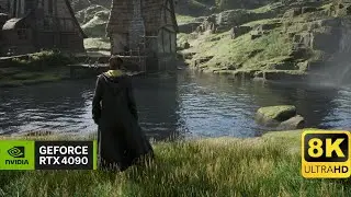 8K ULTRA? NO PROBLEM - Ryzen 7 7800X3D RTX 4090 - Hogwarts Legacy Ray tracing