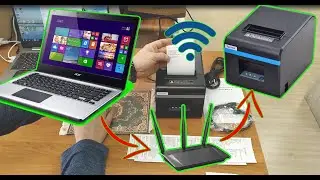 Xprinter XP-N160II / A160H / Q200II подключение по Wi-Fi. Настройка и тестирование👍
