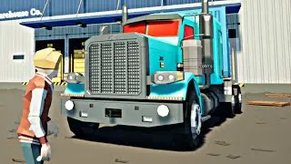 Motor Town: Behind The Wheel - V0.7.4 Peterbilt 389 New Container Trailer| Sanho Refinery