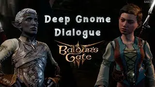 Baldur's Gate 3 Patch 8: Deep Gnome Dialogue for Roah Moonglow