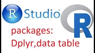 How to install R language Packages dplyr,data table
