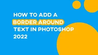 How to add a border around text in photoshop