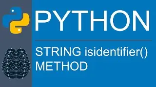 Python | Data Type | String | isidentifier() Method