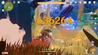 C0 Arataki Itto | 600K Crit Damage | Wolfs Gravestone R1| - GENSHIN IMPACT