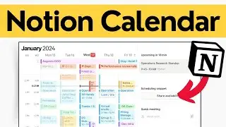 NEW Notion Feature! Set Up Your Notion Calendar 📆