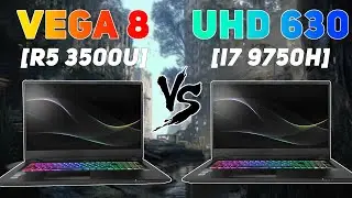 Vega 8 vs UHD 630 | Comparison in eSports Games | Ryzen 5 3500U vs i7 9750H