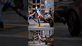 Unreal Engine 5.4 Bad Boys Bad Robot Tap Dancing 😃 Mocap Test | NOT Real | #badboys #shorts