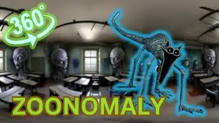 🎥 360 Degrees VR: Poppy Playtime Chapter 3 with Aliens! Zookeepers, Smile Cat.