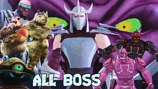 Teenage Mutant Ninja Turtles: Legends - All Boss Fight