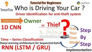 Deep Learning- Driver Identification using python, TensorFlow FCN-LSTM, time-series classification