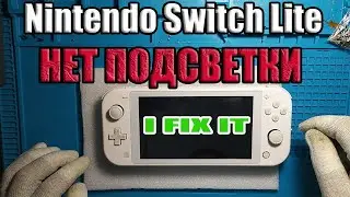 Nintendo switch Lite нет подсветки | Ремонт