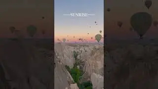 Sunrise in Cappadocia😍