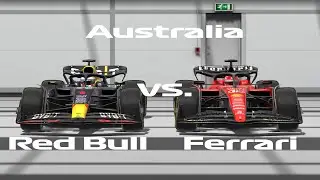 Red Bull VS. Ferrari | Assetto Corsa | Lap Comparison