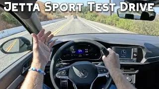 2024 Volkswagen Jetta Sport POV Test Drive