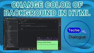 How to Change the Color of Background in HTML